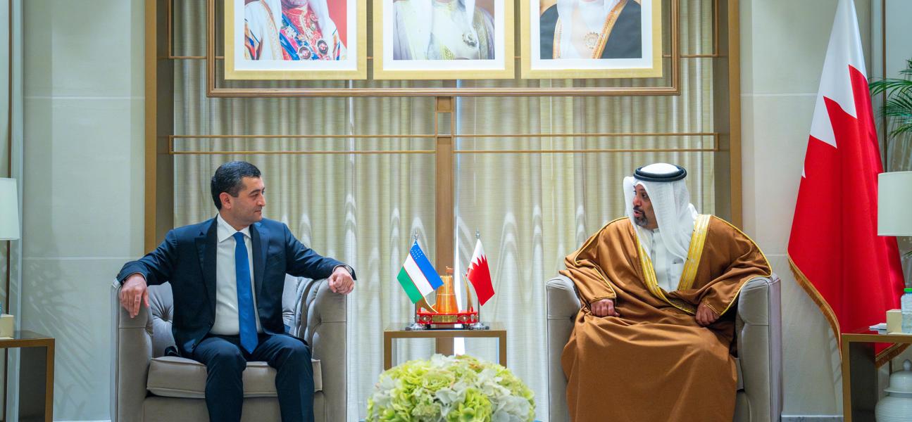 معالي وزير المالية والاقتصاد الوطني يلتقي وزير خارجية جمهورية أوزبكستان