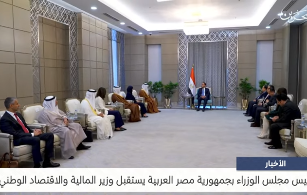 رئيس مجلس الوزراء بجمهورية مصر العربية يستقبل وزير المالية والاقتصاد الوطني