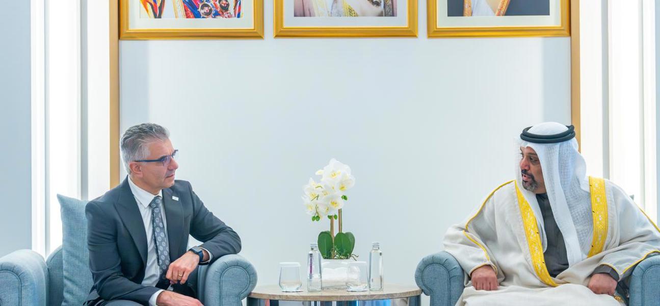 معالي وزير المالية والاقتصاد الوطني يلتقي عميد التعليم العالمي وعميد أكاديمية بابسون