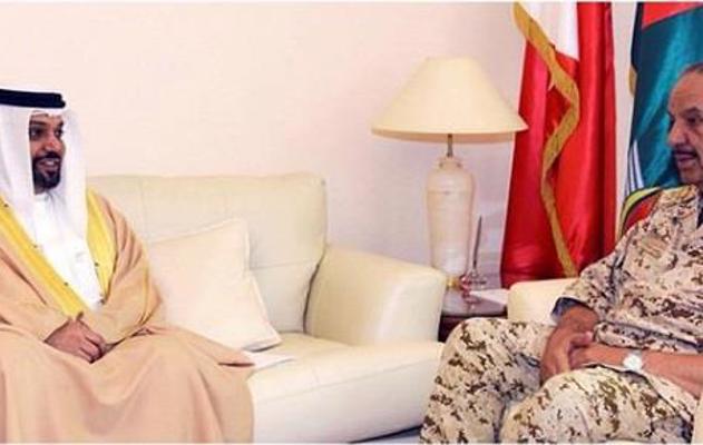 معالي القائد العام لقوة دفاع البحرين يستقبل معالي وزير المالية والاقتصاد الوطني