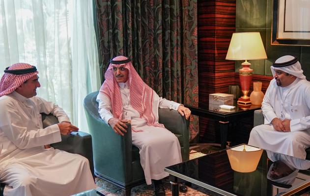 ‎ معالي وزير المالية والاقتصاد الوطني يلتقي بوزير المالية بالمملكة العربية السعودية