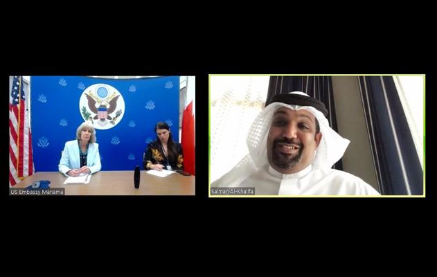 لدى اجتماع معاليه مع القائم بأعمال سفارة الولايات المتحدة الأمريكية لدى مملكة البحرين .. وزير المالية والاقتصاد الوطني: مواصلة تعزيز الشراكة الاقتصادية المتميزة بين مملكة البحرين والولايات المتحدة الأ