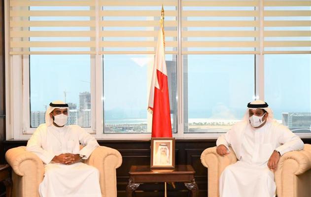 معالي وزير المالية والاقتصاد الوطني يستقبل رئيس مجلس المناقصات والمزايدات