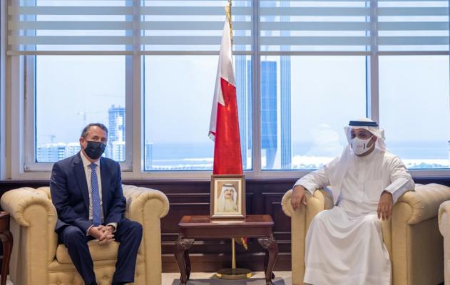 معالي وزير المالية والاقتصاد الوطني يستقبل سعادة الدكتور ليام فوكس عضو البرلمان البريطاني