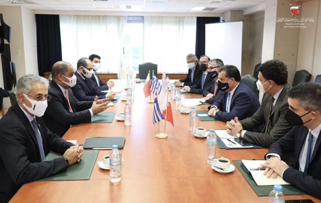 معالي وزير المالية والاقتصاد الوطني: فتح آفاق أوسع من التعاون المالي والاقتصادي بين مملكة البحرين وجمهورية اليونان