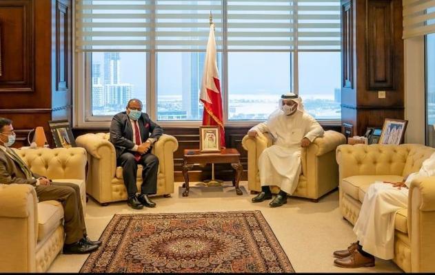 لدى لقائه سفير جمهورية الهند لدى مملكة البحرين .. معالي وزير المالية والاقتصاد الوطني: مواصلة تعزيز الشراكة الاقتصادية بين مملكة البحرين وجمهورية الهند لمستويات أكثر تقدماً