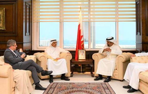 لدى لقائه رئيس المجلس الاستشاري لمركز ذا كونفرنس بورد الخليج للبحوث الاقتصادية والتجارية