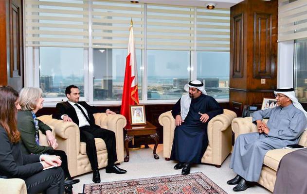 لدى لقاء معاليه بنائب مساعد وزير الخارجية الامريكي لمكافحة التهديدات المالية والعقوبات