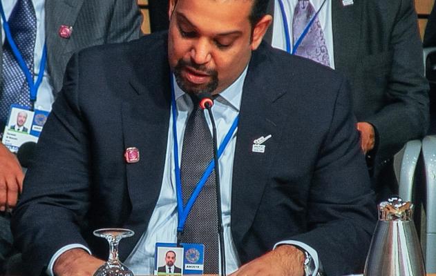 لدى إلقاء معاليه بياناً باسم دول المجموعة العربية والمالديف أمام لجنة التنمية  وزير المالية والاقتصاد الوطني: 