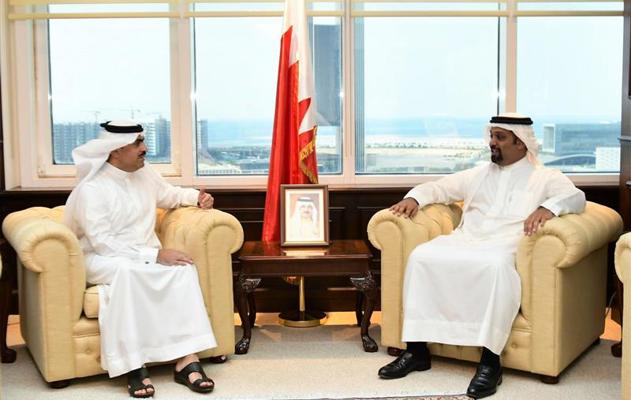 وزير المالية والاقتصاد الوطني يستقبل سعادة سفير مملكة البحرين لدى الولايات المتحدة الأمريكية
