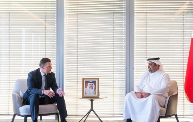 معالي وزير المالية والاقتصاد الوطني يستقبل رئيس مجلس إدارة بنك التنمية الأوراسي