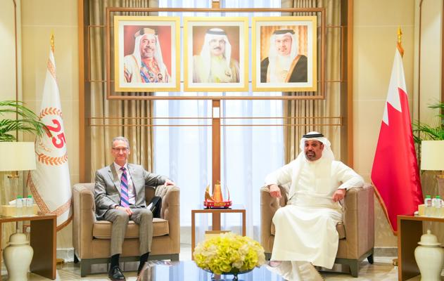 معالي وزير المالية والاقتصاد الوطني يؤكد على عمق العلاقات التاريخية المتينة والشراكة الاستراتيجية المتميّزة بين مملكة البحرين والولايات المتحدة الأمريكية