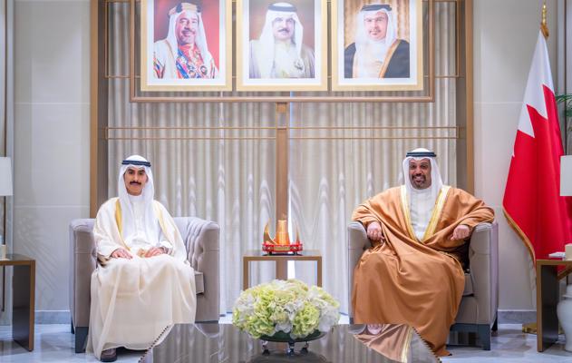 معالي وزير المالية والاقتصاد الوطني يستقبل سفير دولة الكويت لدى مملكة البحرين بمناسبة انتهاء فترة عمله كسفير لبلاده لدى المملكة