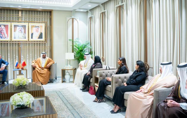 معالي وزير المالية والاقتصاد الوطني يستقبل وزير التنمية الاقتصادية في روسيا الاتحادية والوفد المرافق