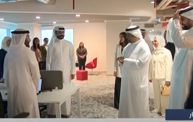 معالي وزير المالية والاقتصاد الوطني يفتتح مركز شركة بي دبليو سي الاقليمي للتميز