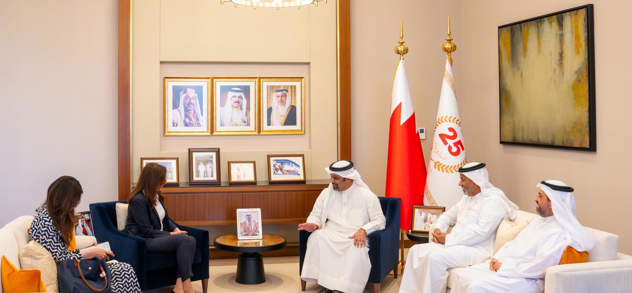معالي وزير المالية والاقتصاد الوطني يستقبل سفيرة جمهورية مصر العربية لدى مملكة البحرين 