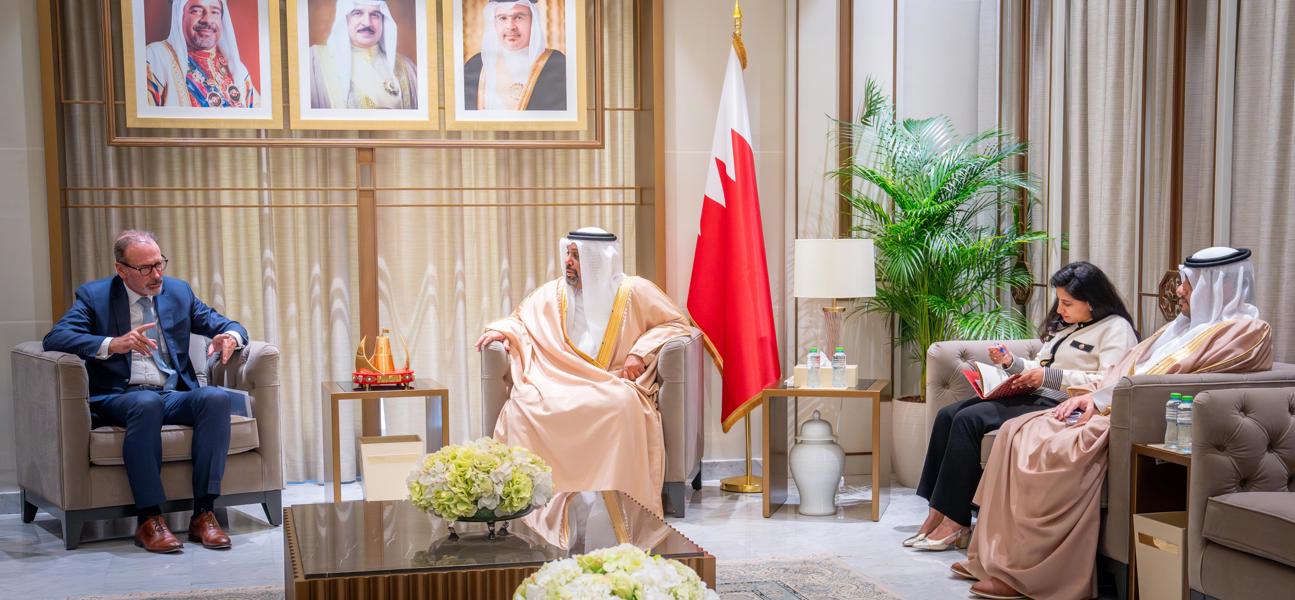 معالي وزير المالية والاقتصاد الوطني يستقبل سفير جمهورية ألمانيا الاتحادية لدى مملكة البحرين بمناسبة انتهاء فترة عمله