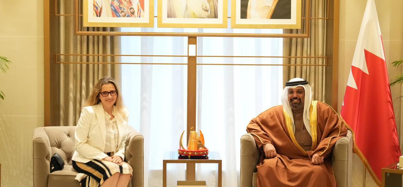 معالي وزير المالية والاقتصاد الوطني: العلاقات الثنائية بين مملكة البحرين وجمهورية إيطاليا تشهد تطوراً ونماءً مستمراً في كافة المجالات 