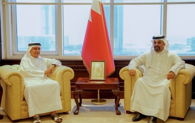 معالي وزير المالية والاقتصاد الوطني يستقبل رئيس مجلس إدارة مصرف البحرين المركزي