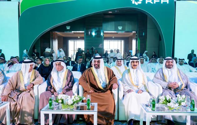 خلال حضور معاليه حفل تدشين الهوية الجديدة للبنك الأهلي المتحد تحت اسم 