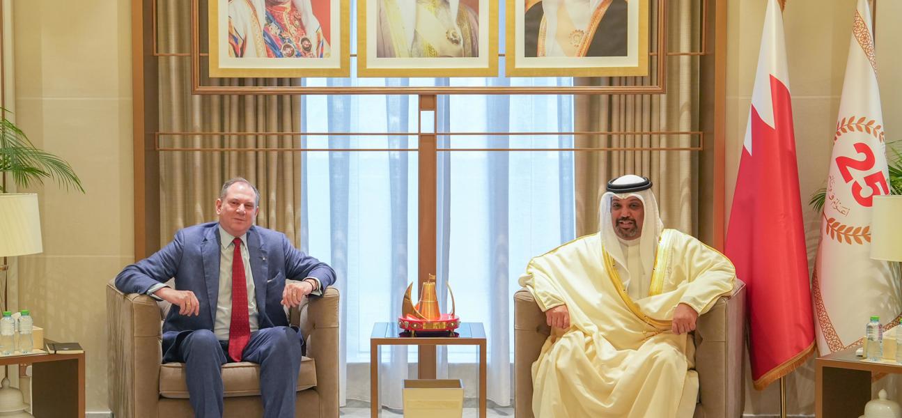  معالي وزير المالية والاقتصاد الوطني يستقبل سفير الجمهورية الايطالية بمناسبة تعيينه