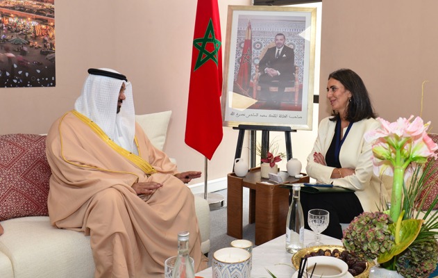 في إطار مشاركة معاليه في اجتماعات صندوق النقد الدولي والبنك الدولي في المغرب .. معالي وزير المالية والاقتصاد الوطني يلتقي وزيرة الاقتصاد والمالية بالمملكة المغربية