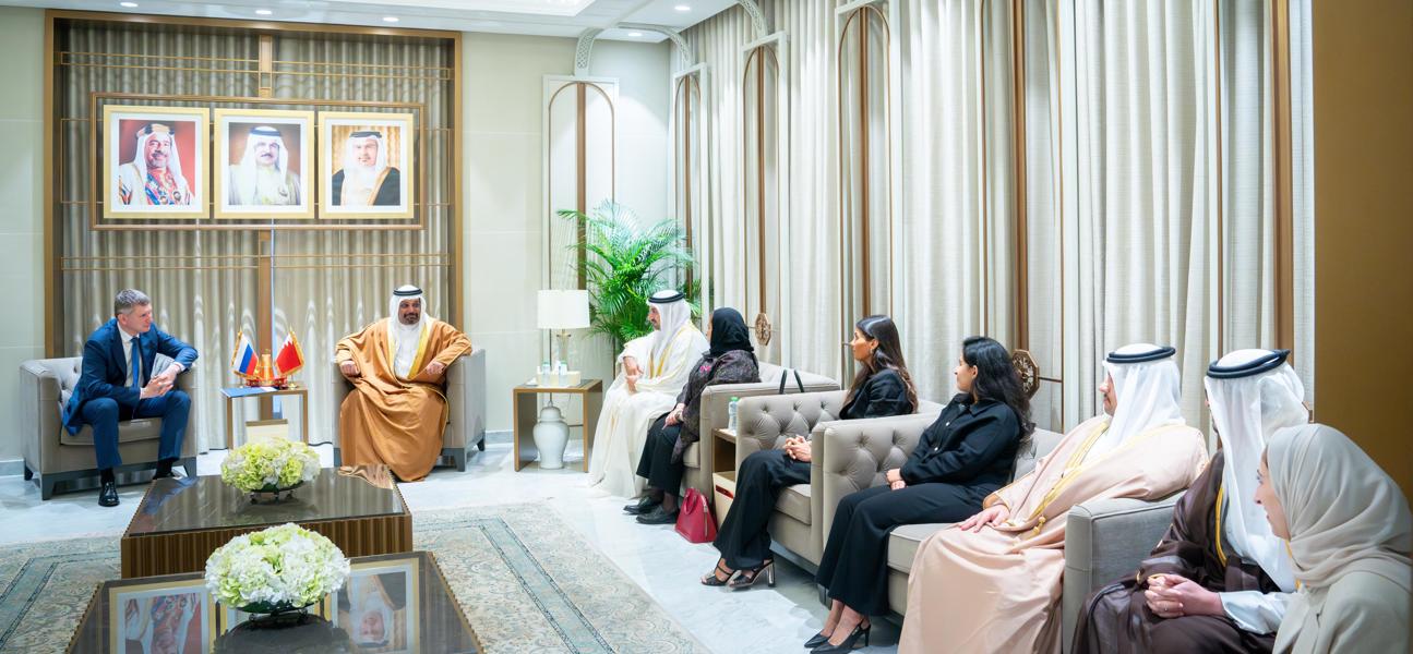 معالي وزير المالية والاقتصاد الوطني يستقبل وزير التنمية الاقتصادية في روسيا الاتحادية والوفد المرافق 