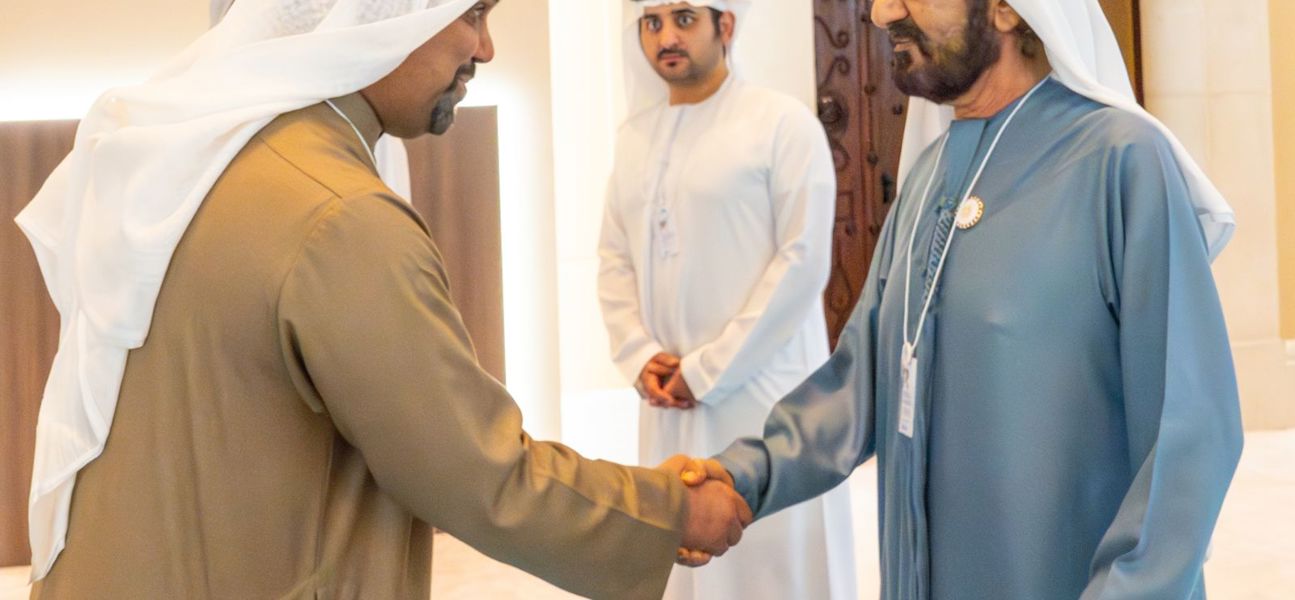 في إطار منتدى المالية العامة في الدول العربية .. صاحب السمو الشيخ محمد بن راشد آل مكتوم يستقبل اصحاب المعالي والسعادة وزراء المالية العرب